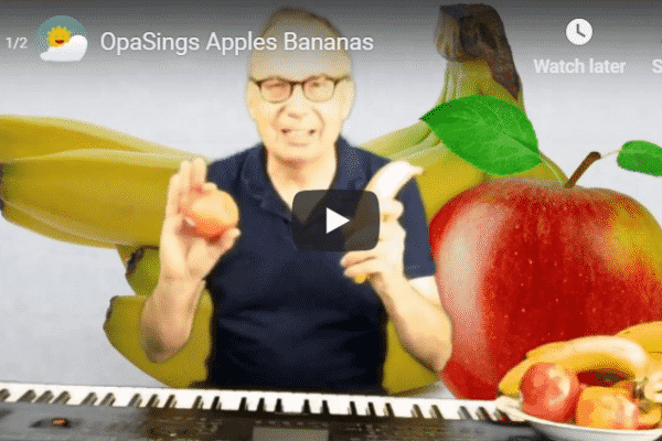 OpaSings - I like to eat Apples and Bananas